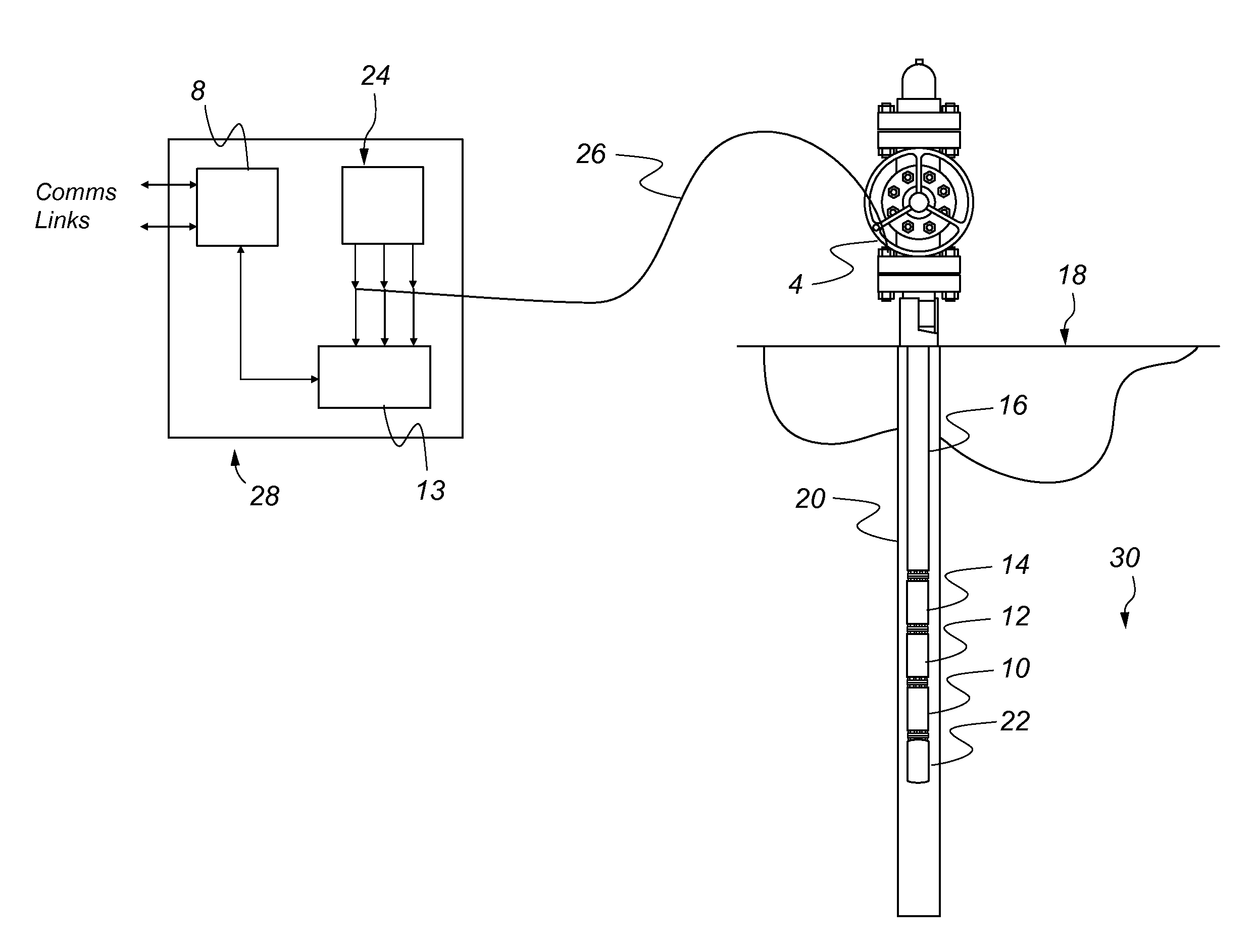 Data communications system