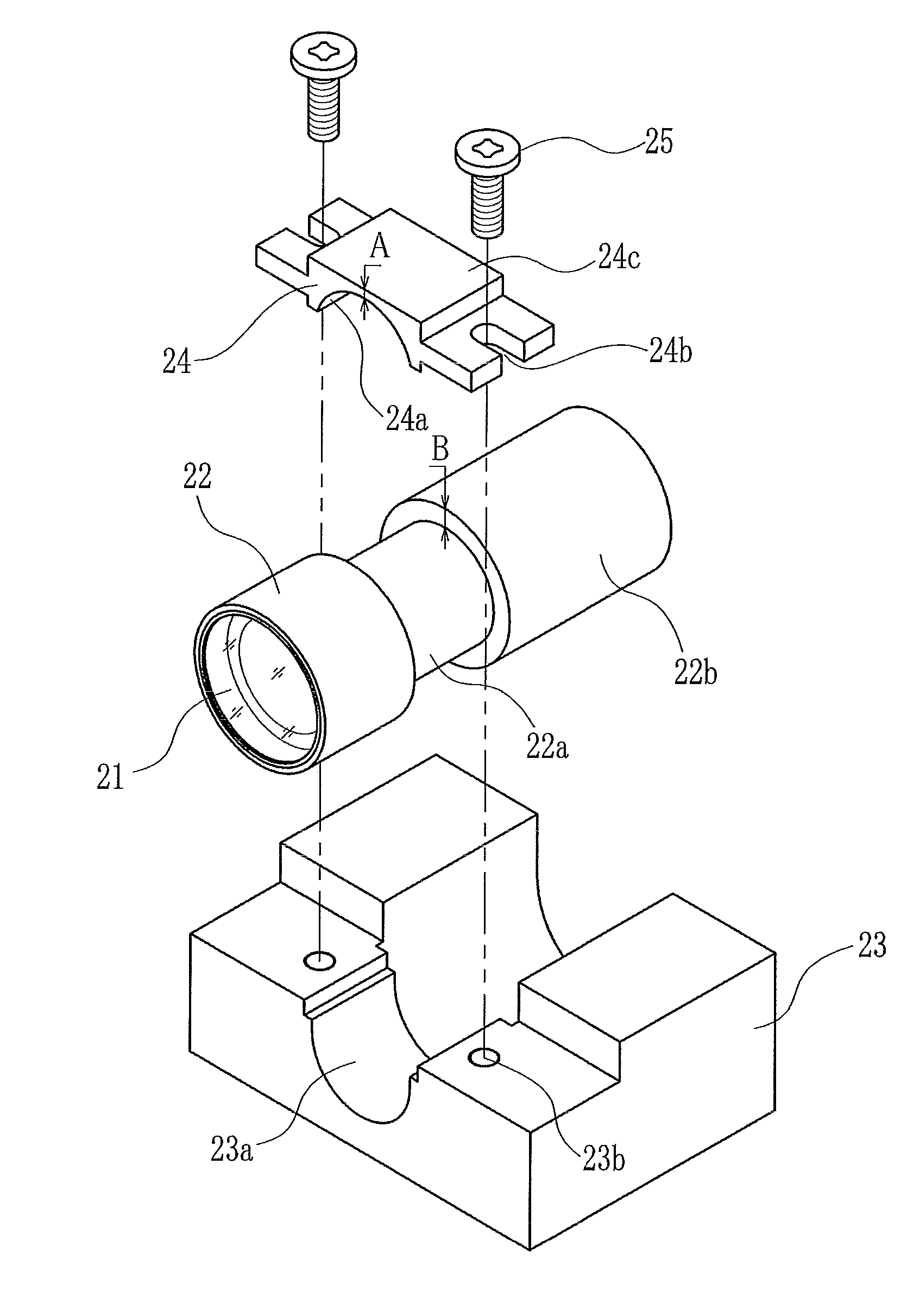 Projection lens unit