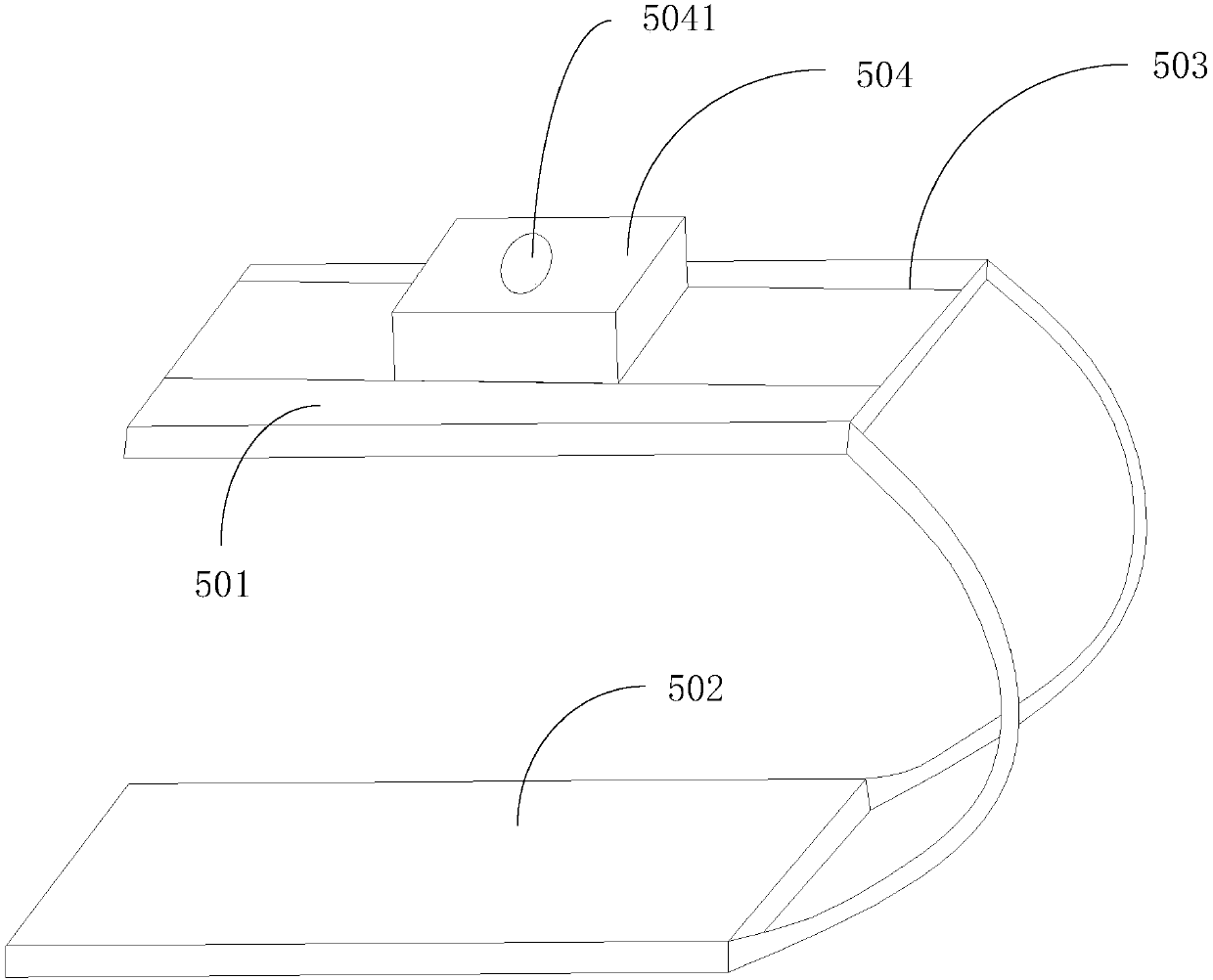 Dimple forming external fixator