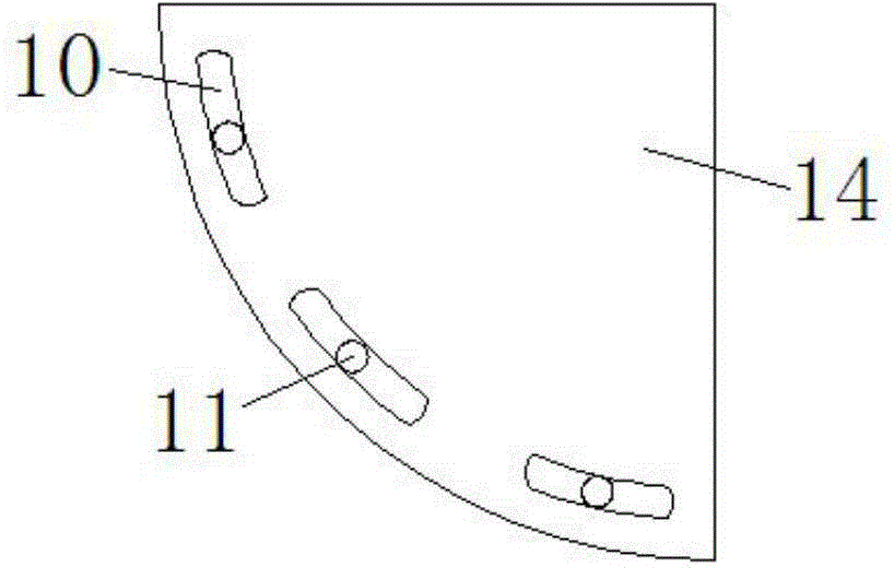 Radiation-proof door with automatically adjustable opening and closing angle