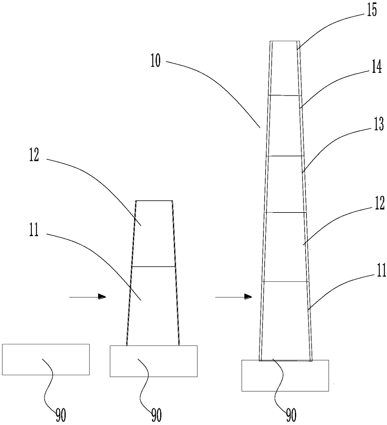 Enclosure structure and pneumatic profile adjuster disposed on outer surface of enclosure structure