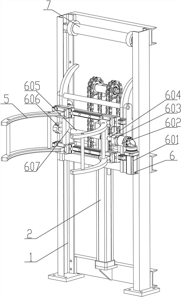 Electro-hydraulic integrated control holding clamp lifting turnover device and control method