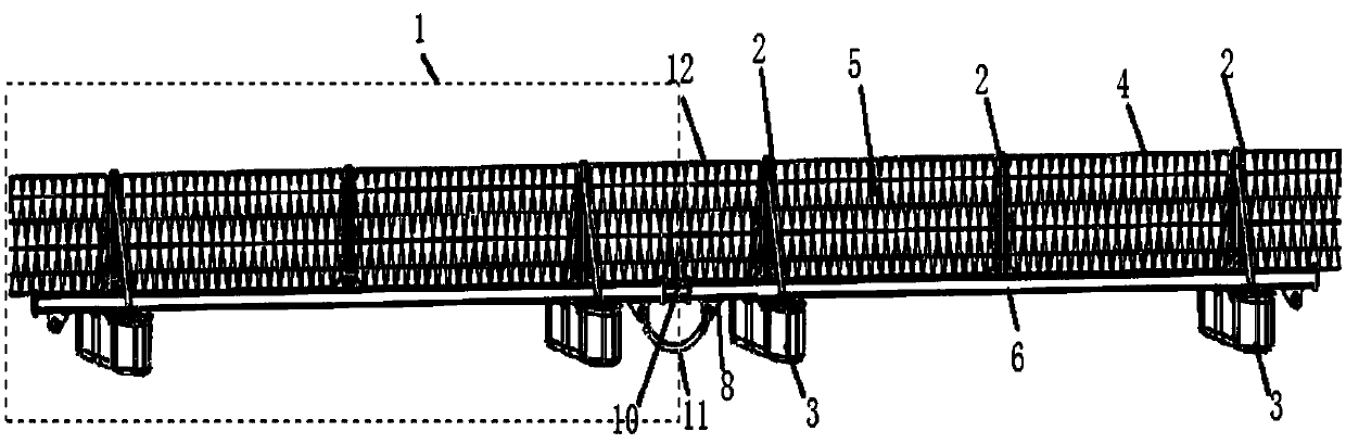 Net-type safe water surface arresting system