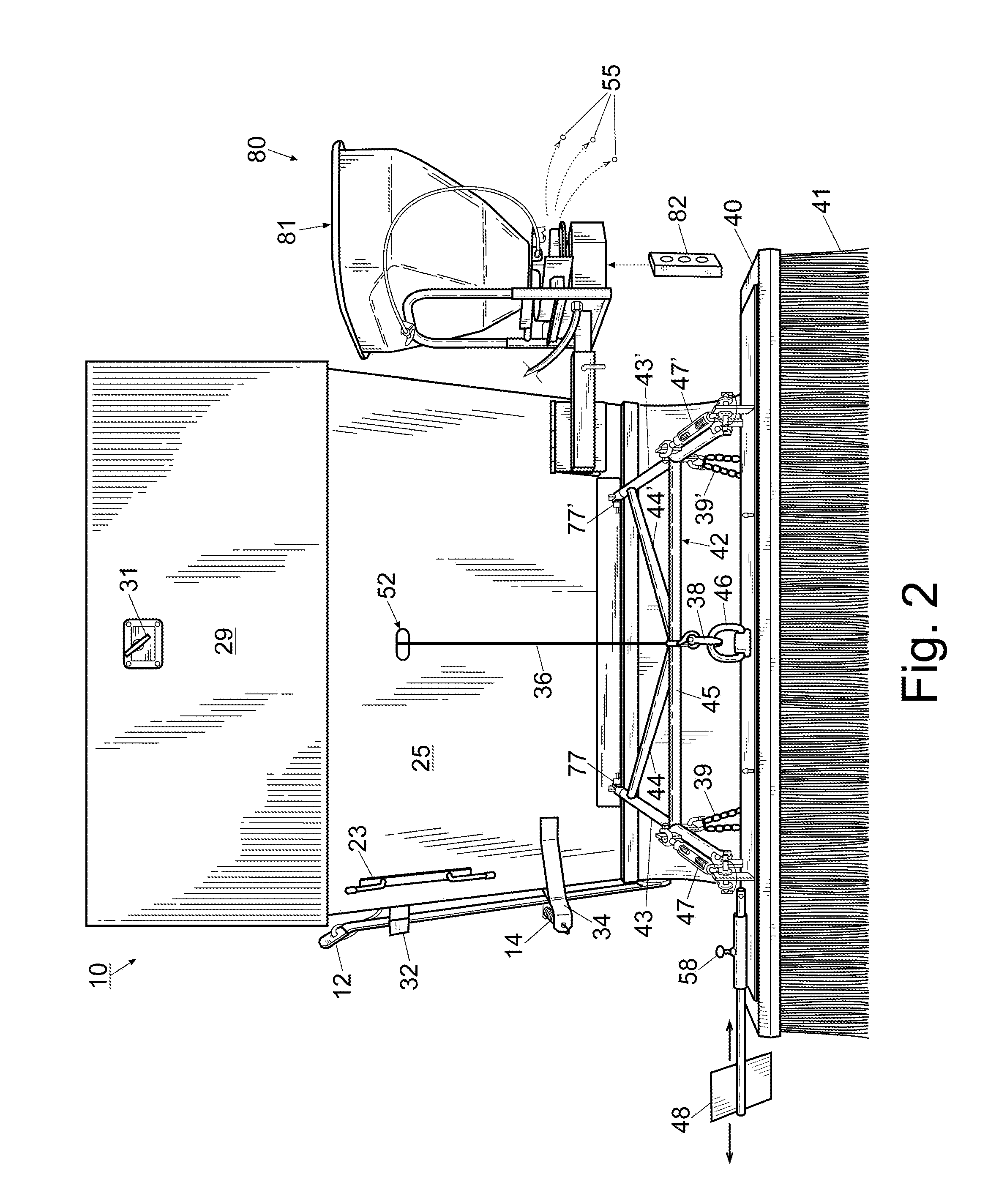 Granular spreader and method