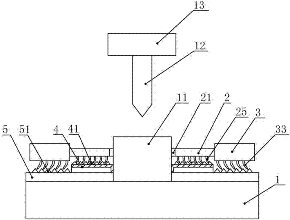 Positioning stamping die