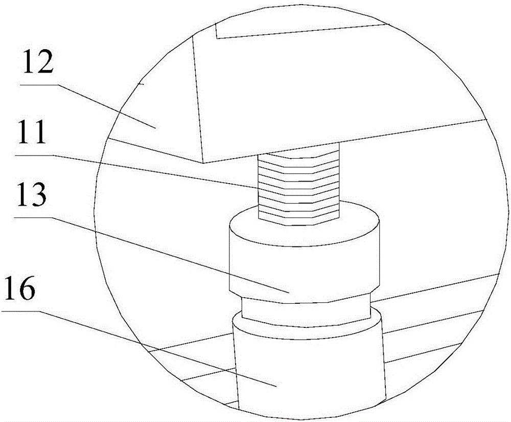 Electronically controlled double-adjustable feed clamping device