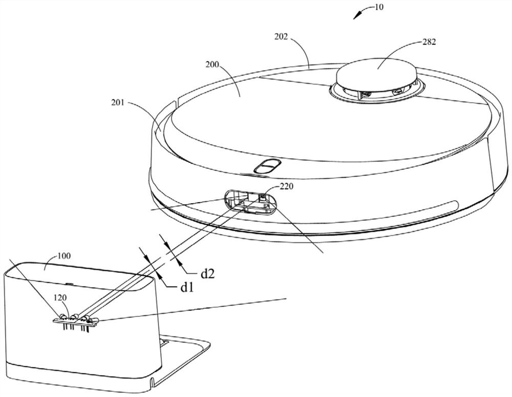 Charging base, robot and intelligent charging system