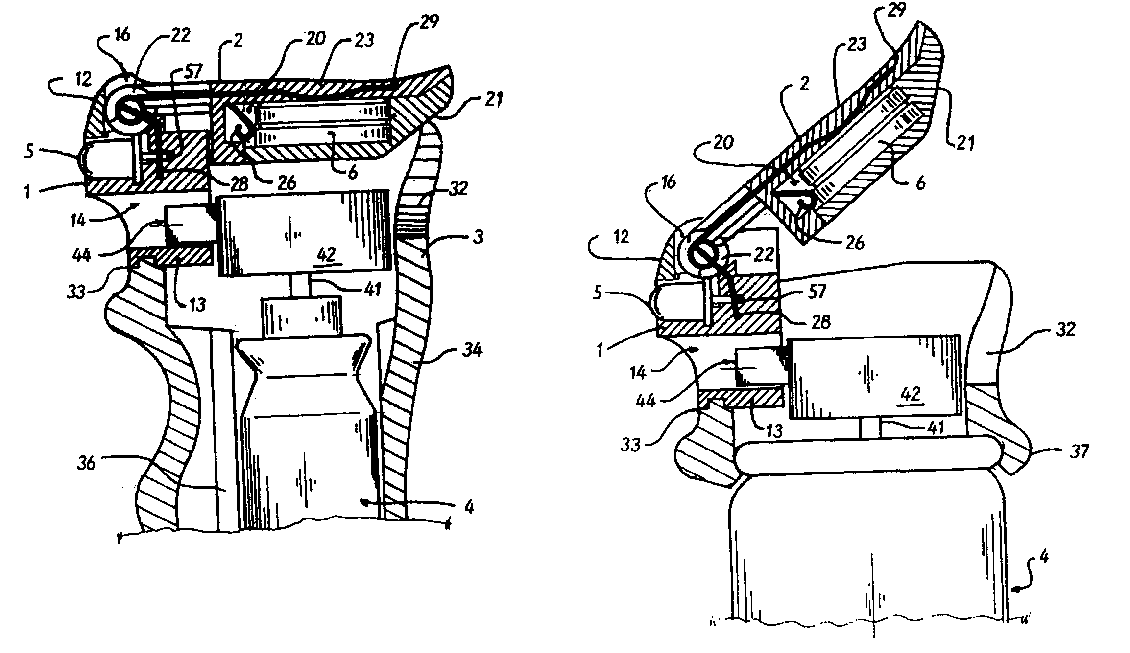 Control unit for a light source in combination with a spray defense container