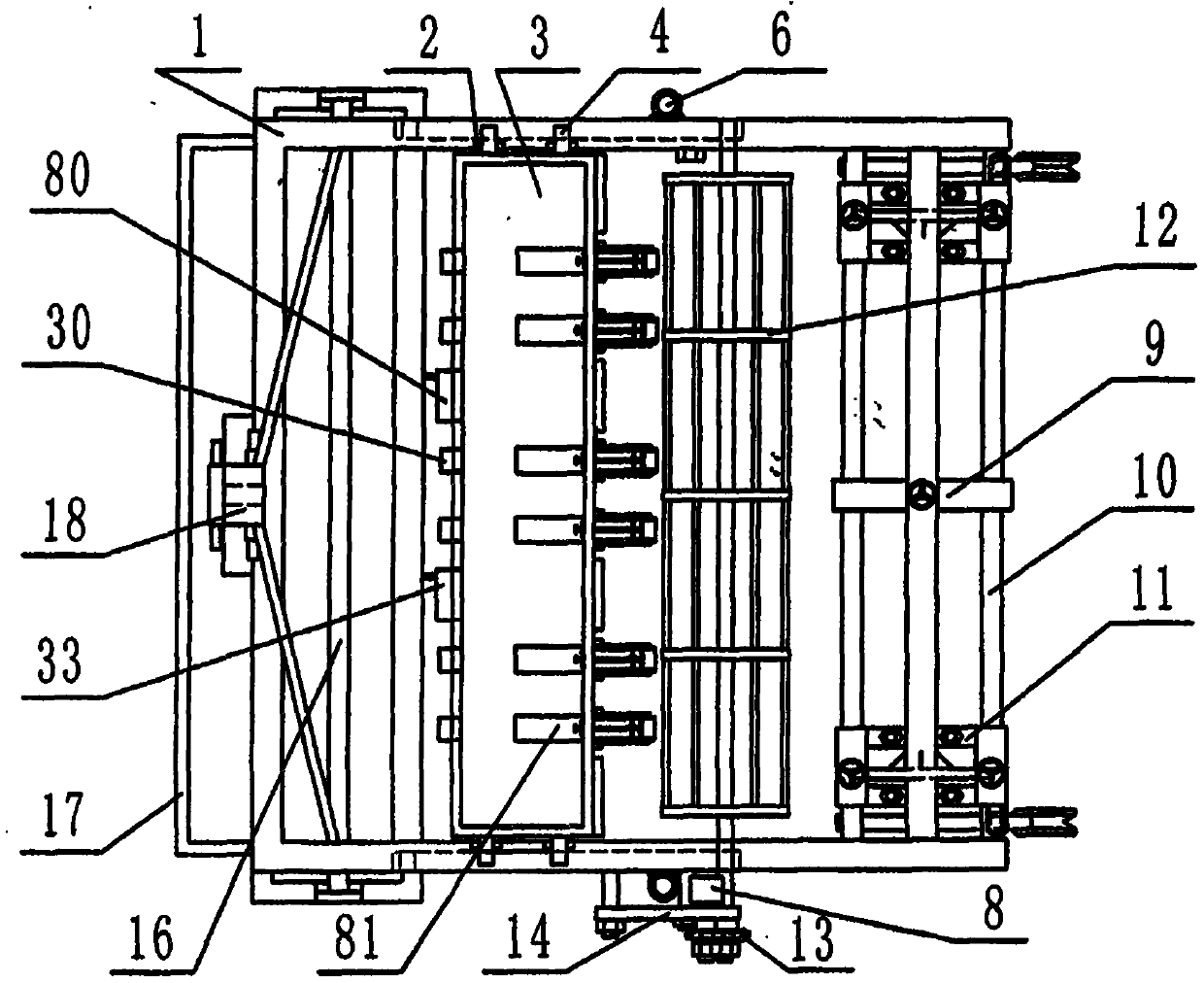 Electronic direct-seeding film laminating machine for rice