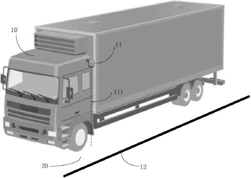 Vehicle positioning method and device based on imaging equipment