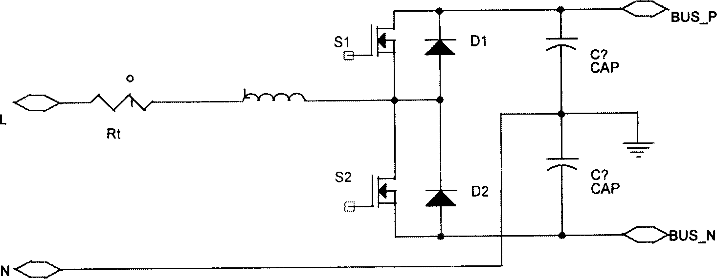 Bus voltage soft actuating method in uninterrupted power source and its device