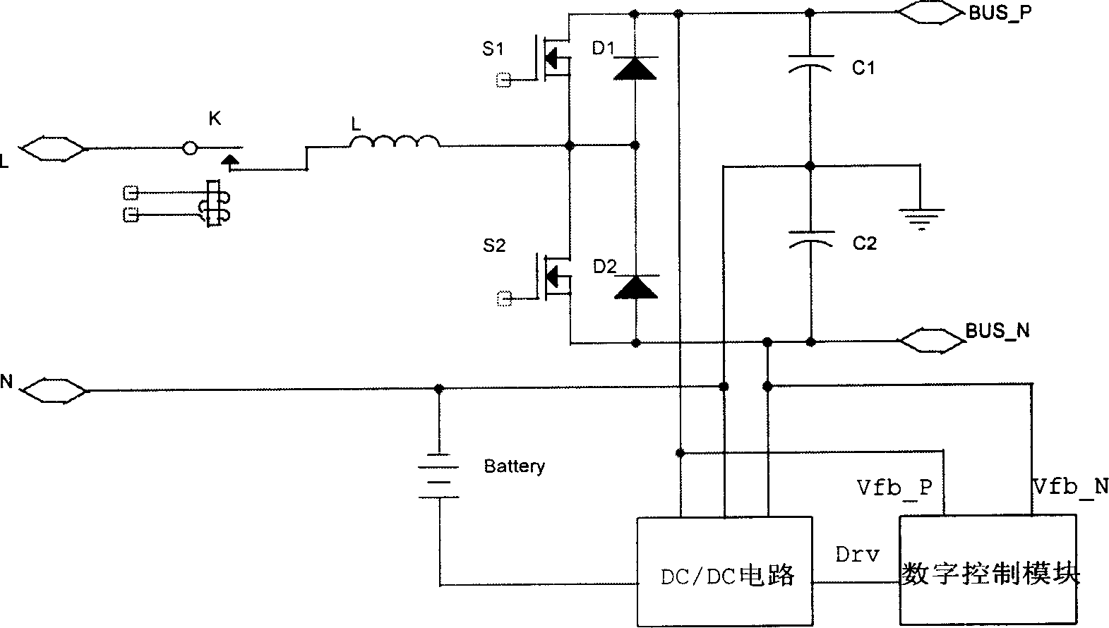 Bus voltage soft actuating method in uninterrupted power source and its device