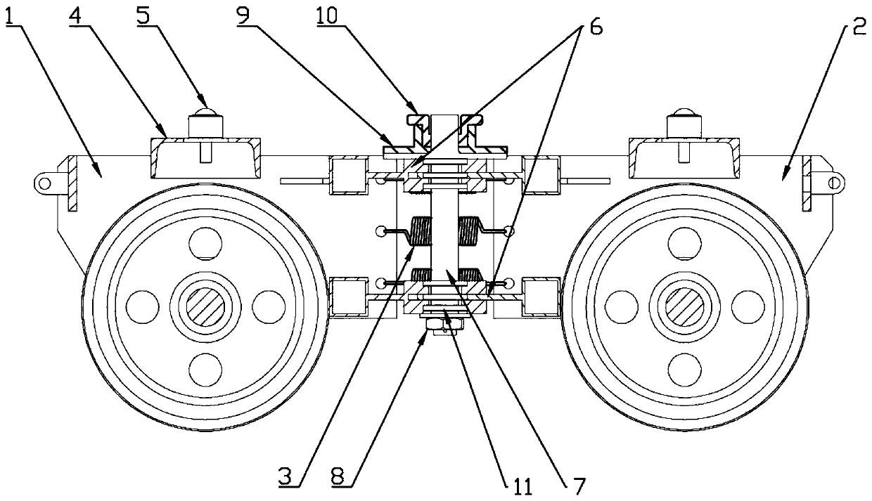 Articulated bogie