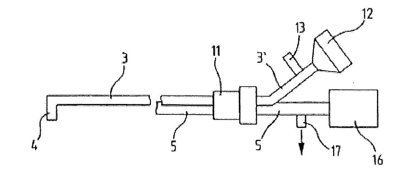 Endoscope having a shaft tube and optic