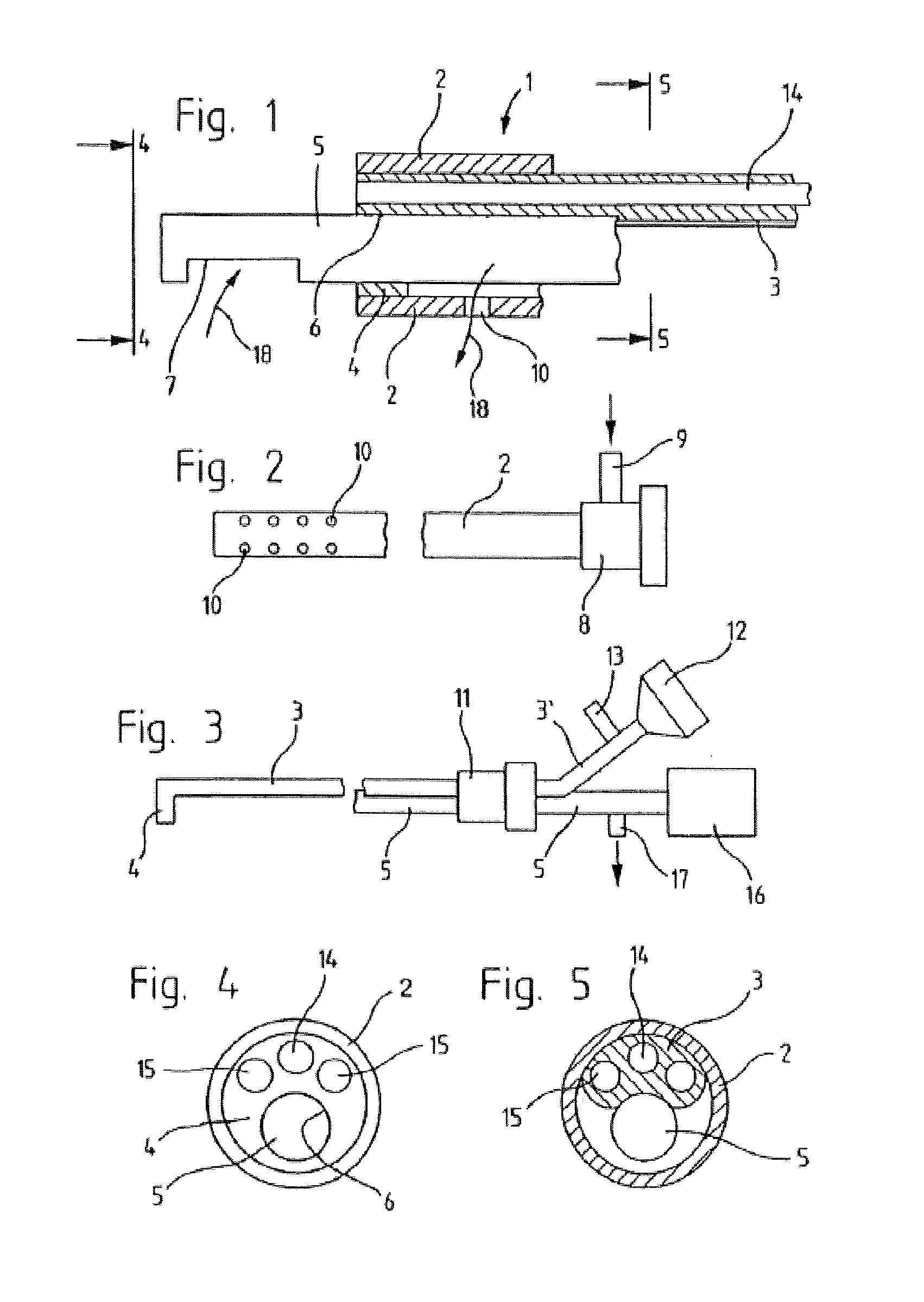 Endoscope having a shaft tube and optic