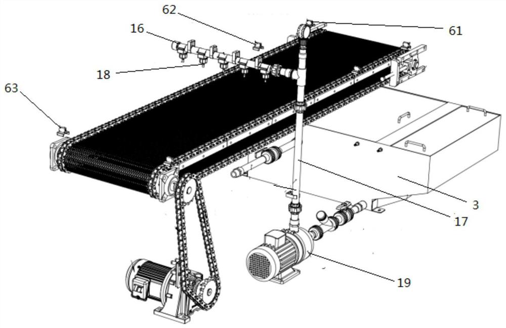 An oil spray lubrication device