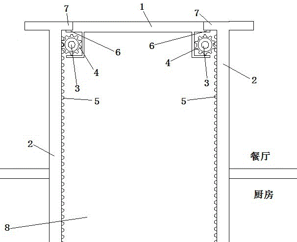 Automatic dining table