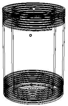 A device and method for studying the plugging law of oil well cement sheath channeling