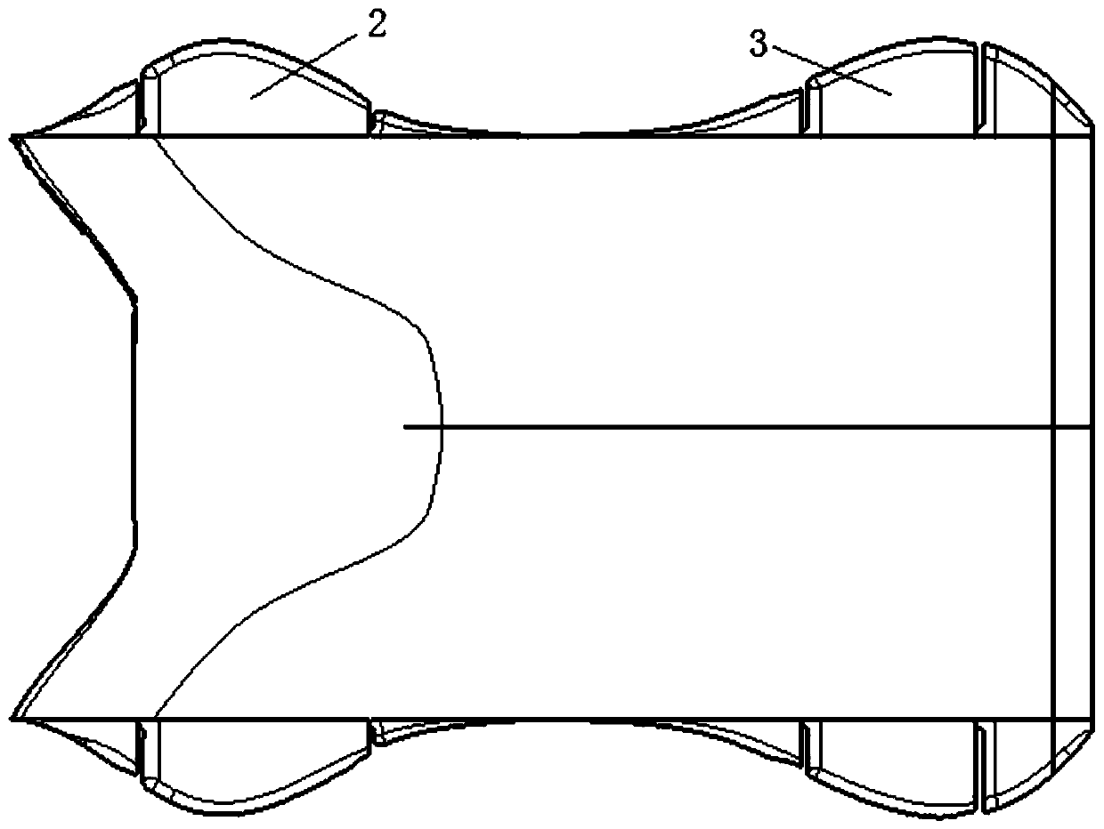 A high-speed multi-hull planing craft combined with hydrodynamic anti-rolling