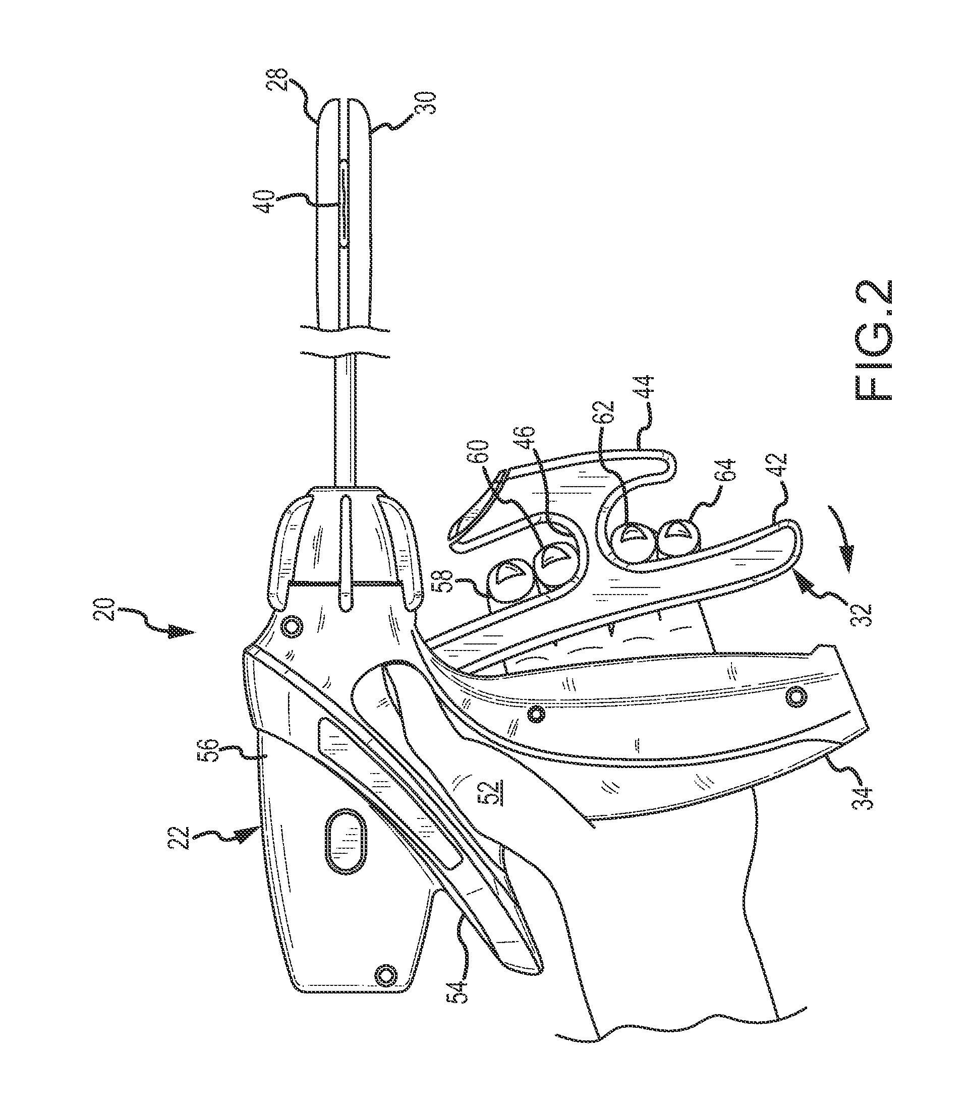 Surgical Tool with Crossbar Lever