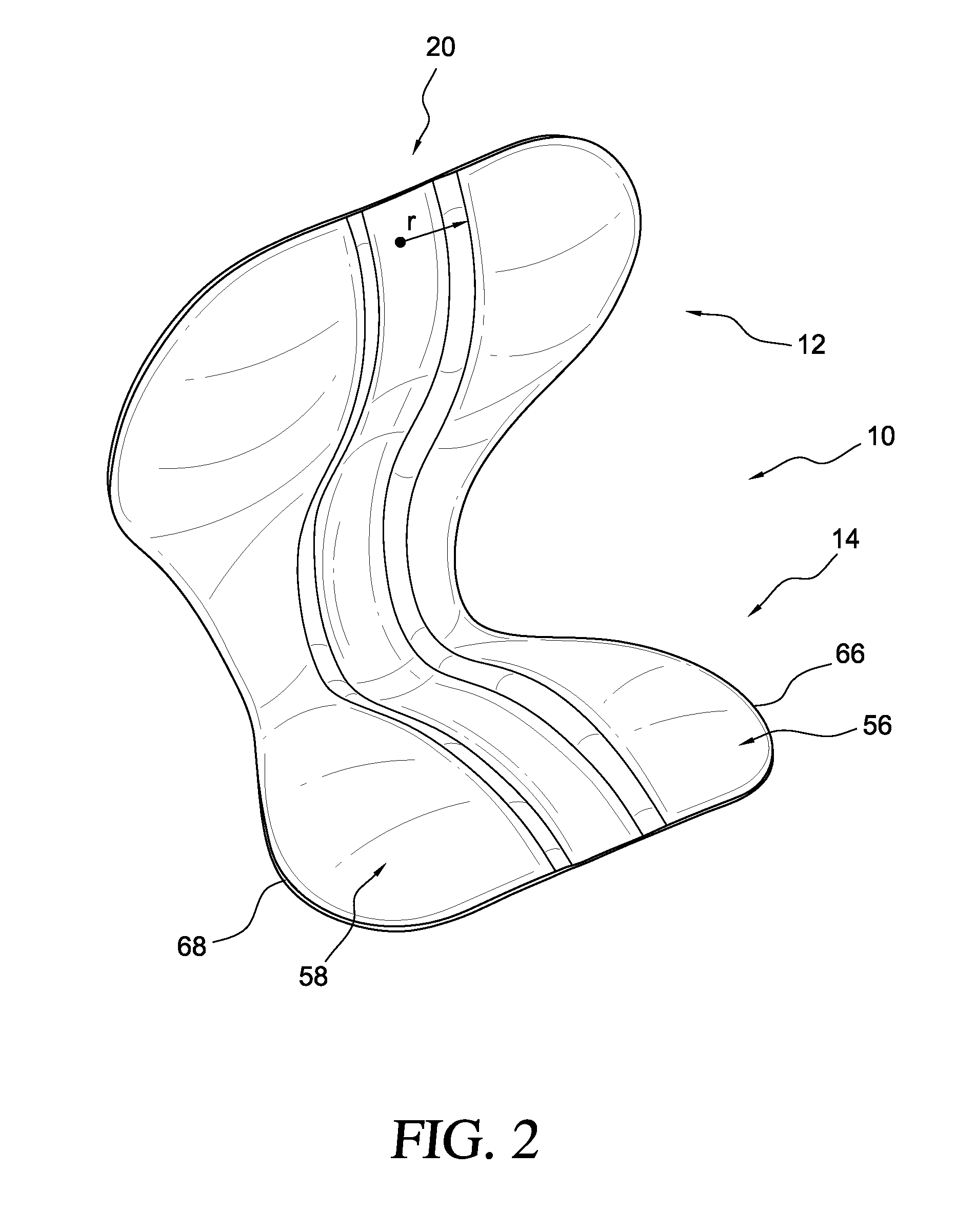 Integral coccyx and lumbar support system