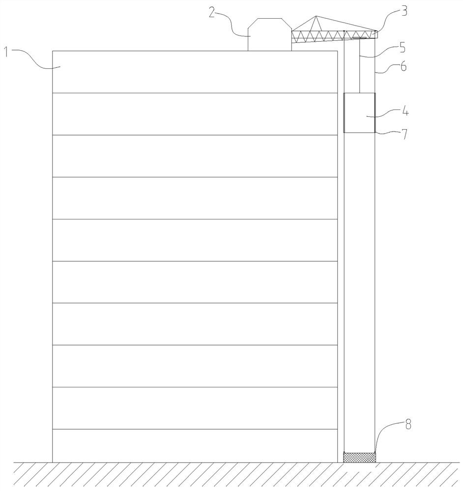 Building fire rescue system and method