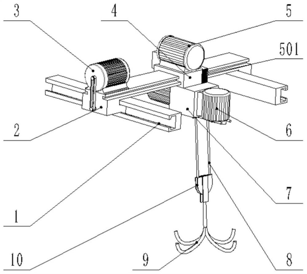 Hanging feeding device and method for powder materials