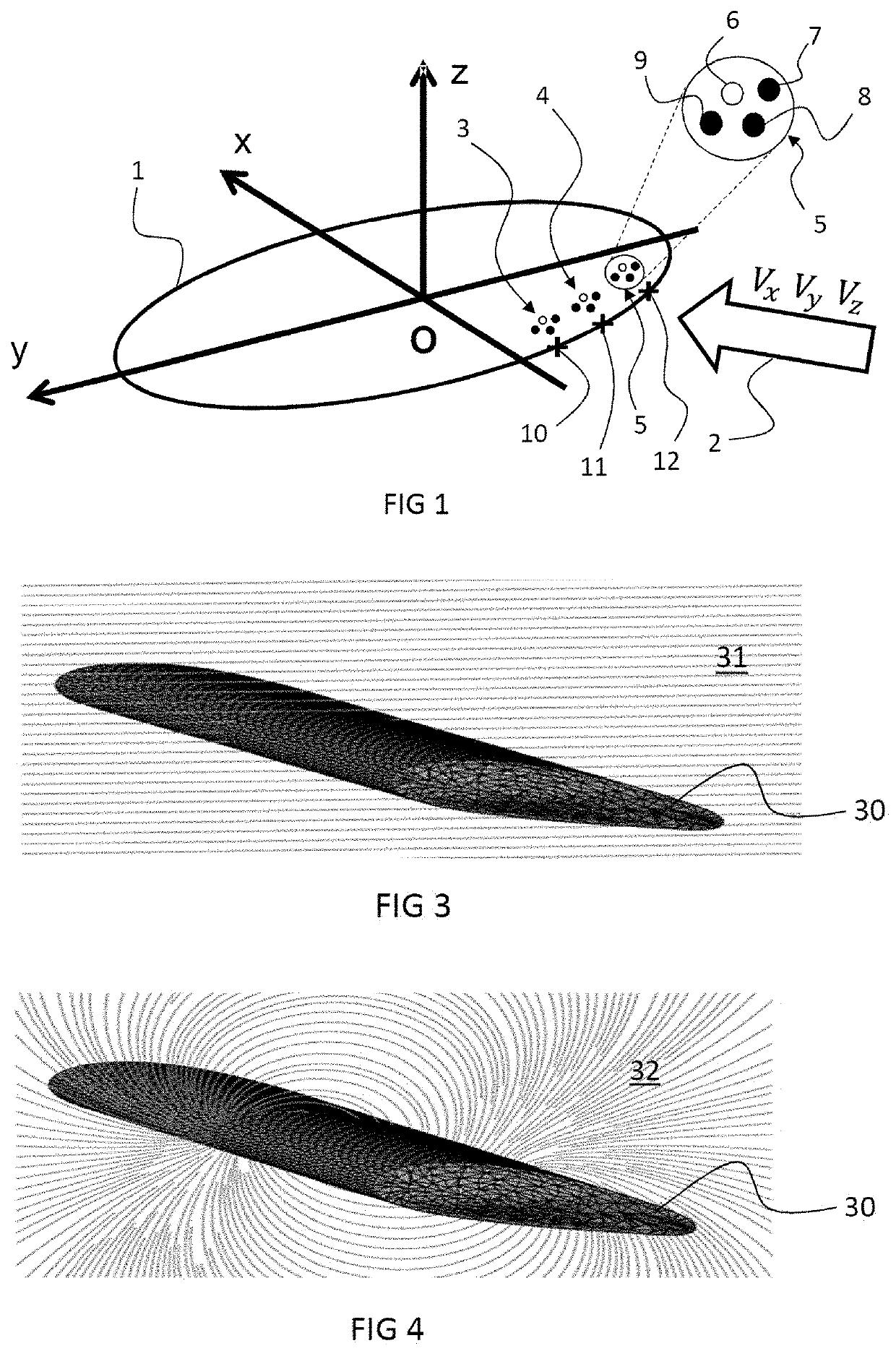 Method for simulating a flow in which a structure is submerged