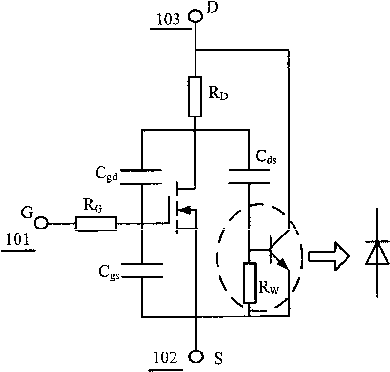 Grooved field-effect tube and preparation method thereof