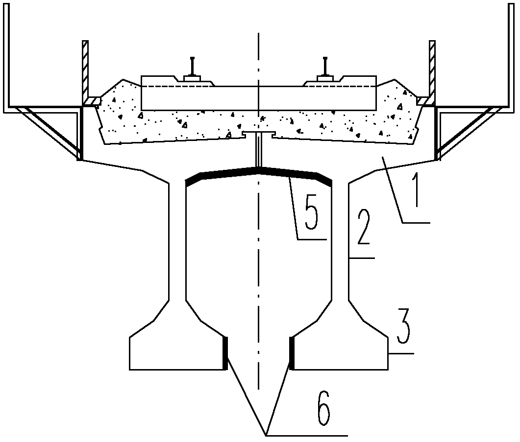 Method for reinforcing bridge structure separated steel-concrete combined truss