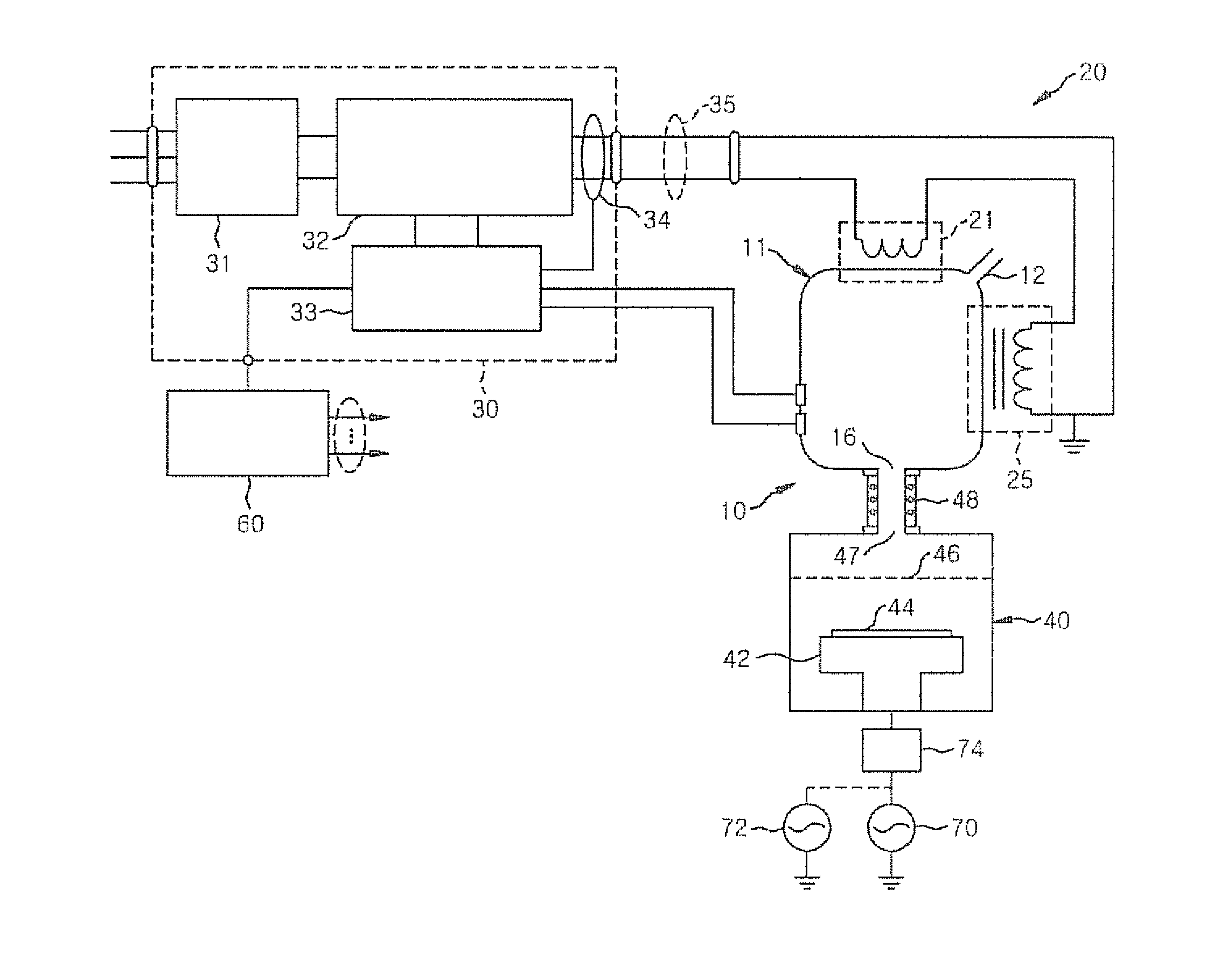 Hybrid plasma reactor