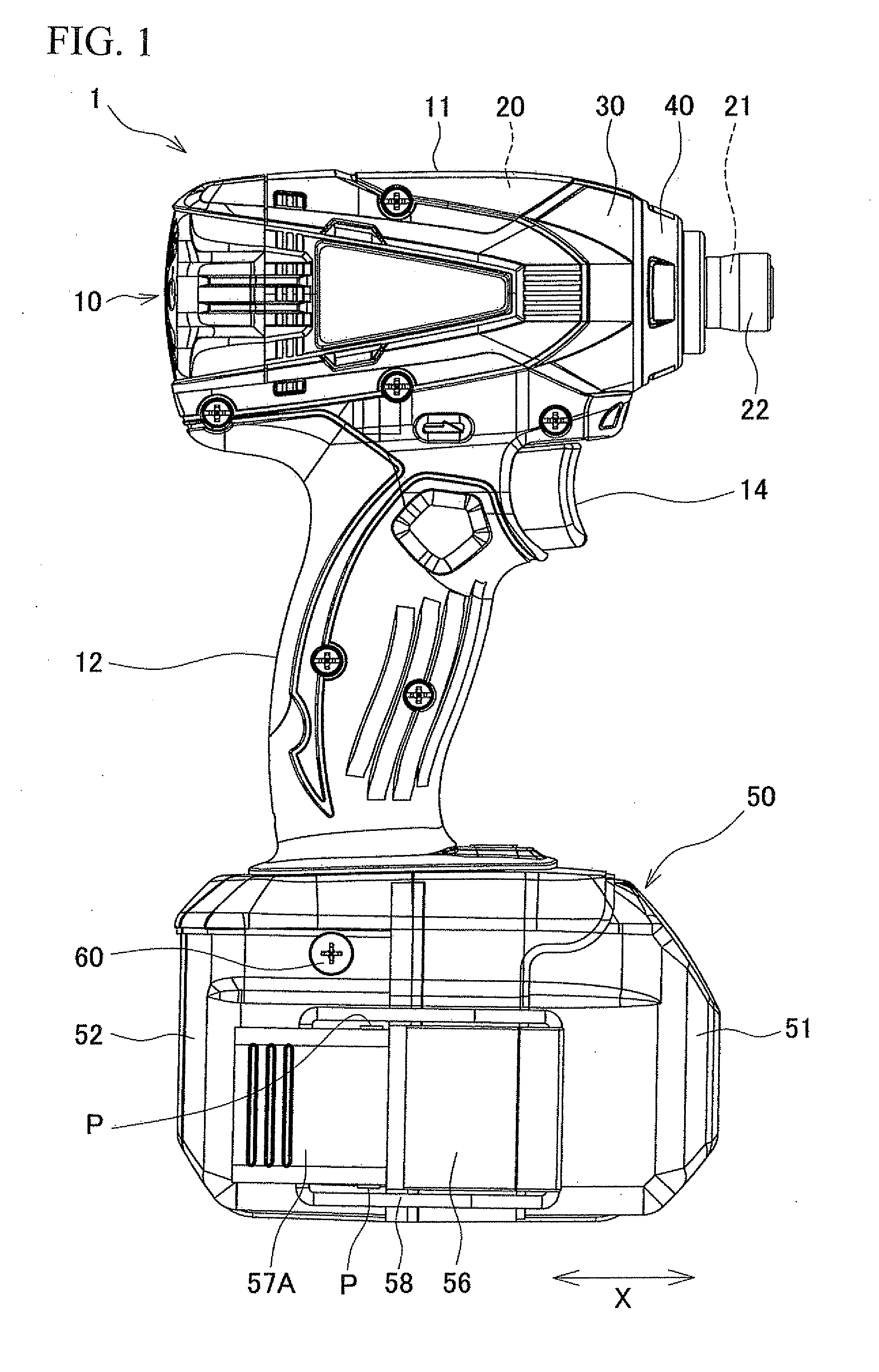 Rechargeable electric tool