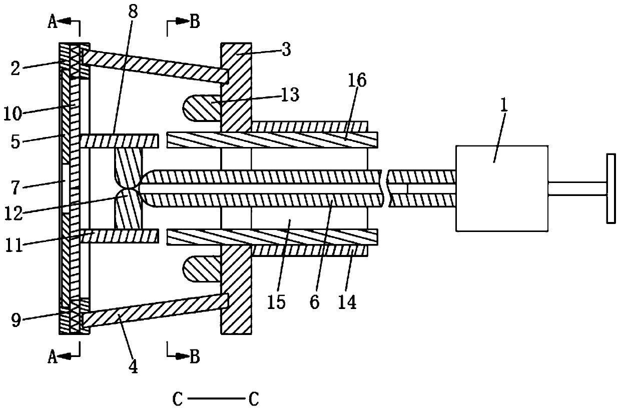 Gynecological nursing drug delivery device capable of reducing bacterial infection