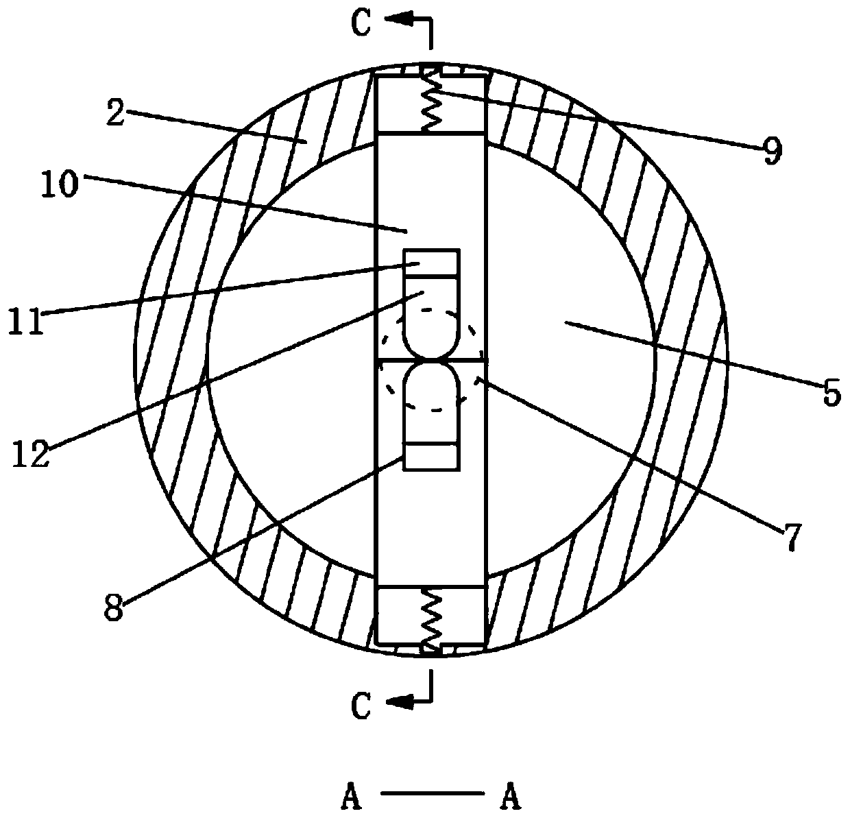 Gynecological nursing drug delivery device capable of reducing bacterial infection