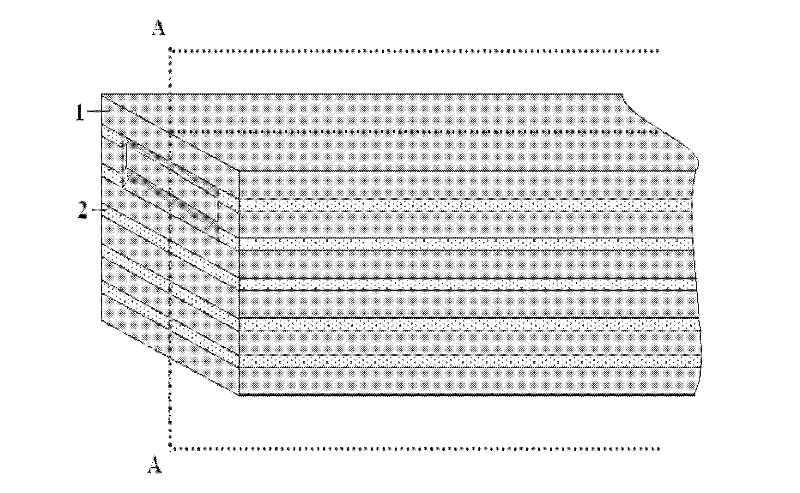 Multi-layer zirconia solid electrolyte composite chip and preparation method thereof