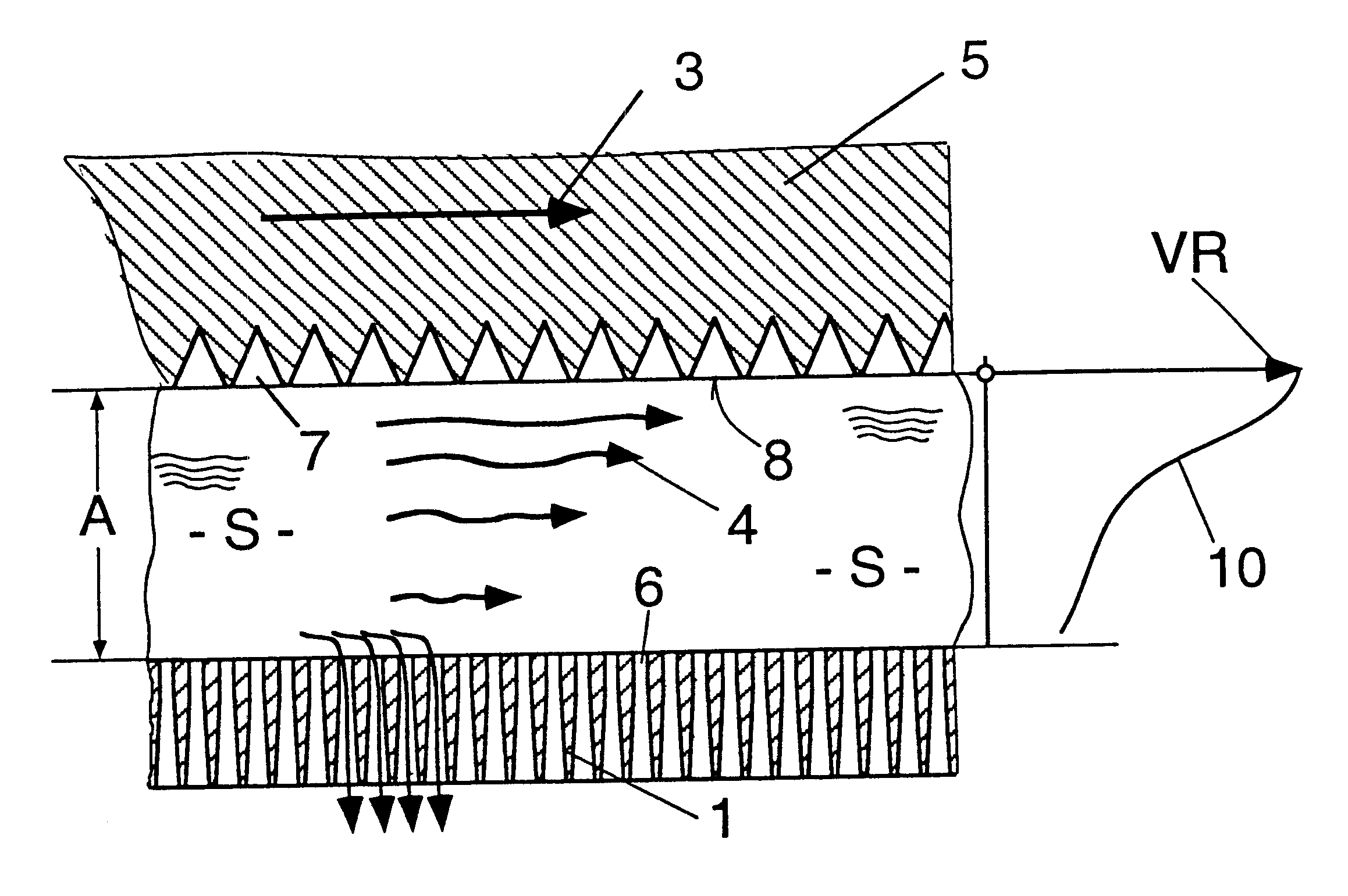 Process and device for fractioning a suspension containing paper fibers