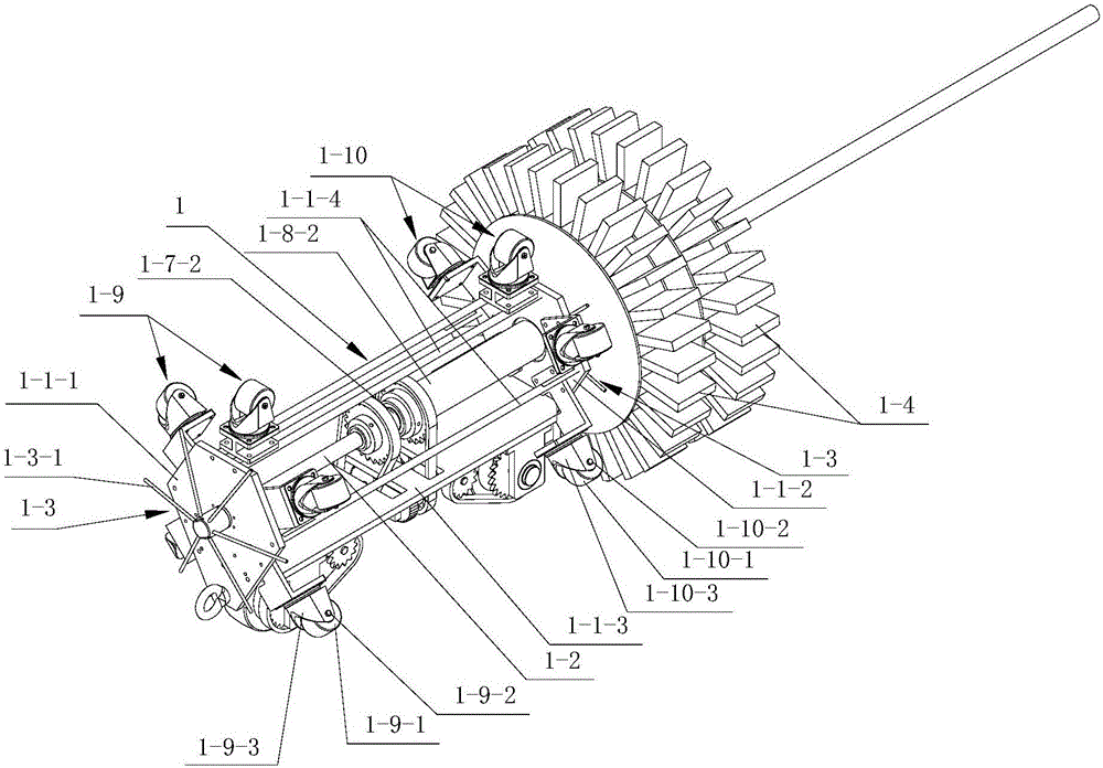 Combined cleaning equipment for pipeline