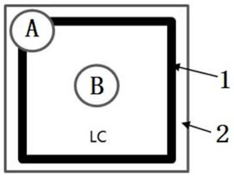 A kind of black frame glue and liquid crystal panel