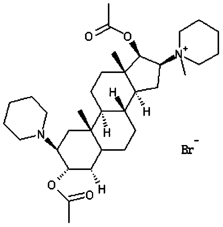 Method for refining steroid muscle relaxant