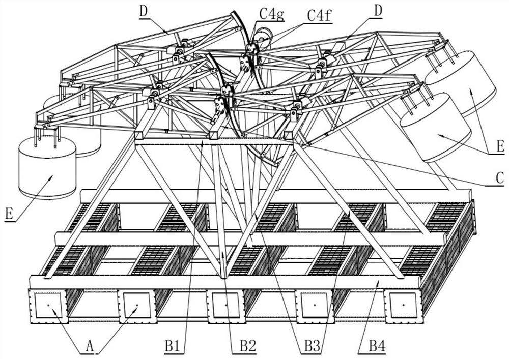 Wave energy collection device driven by dual-rotation of single gear ring