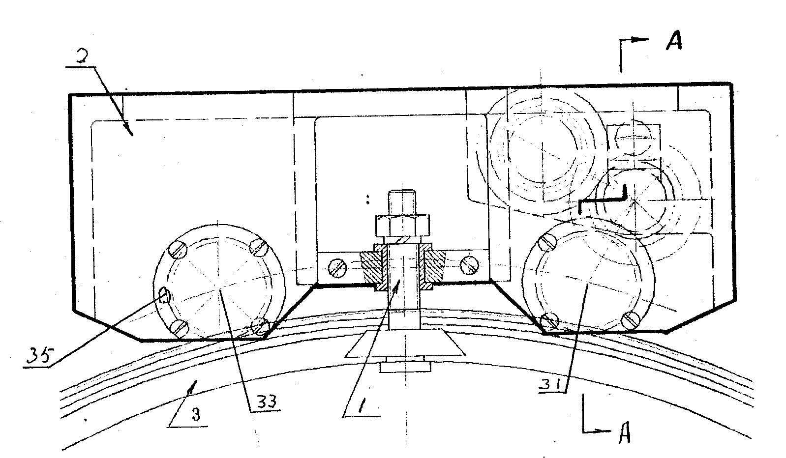 Welding trolley with bidirectional locking mechanism