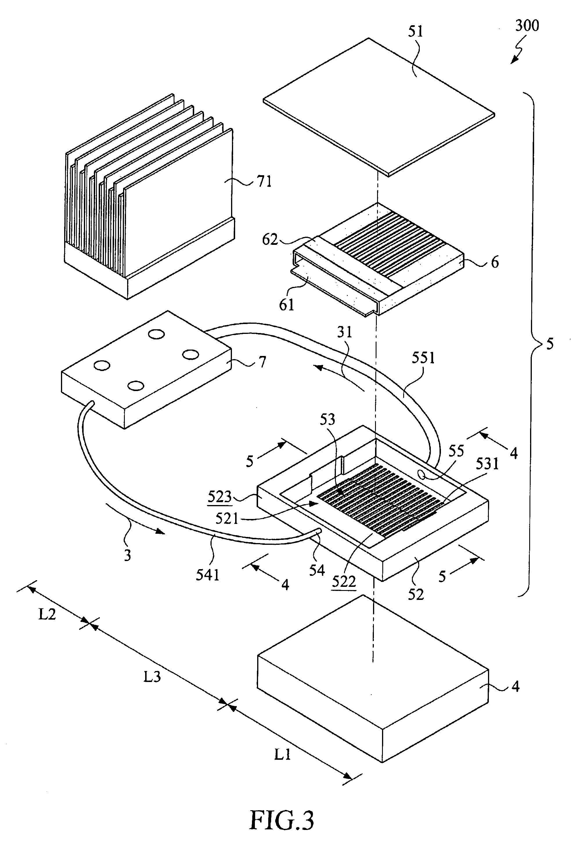 Loop heat pipe with flat evaportor