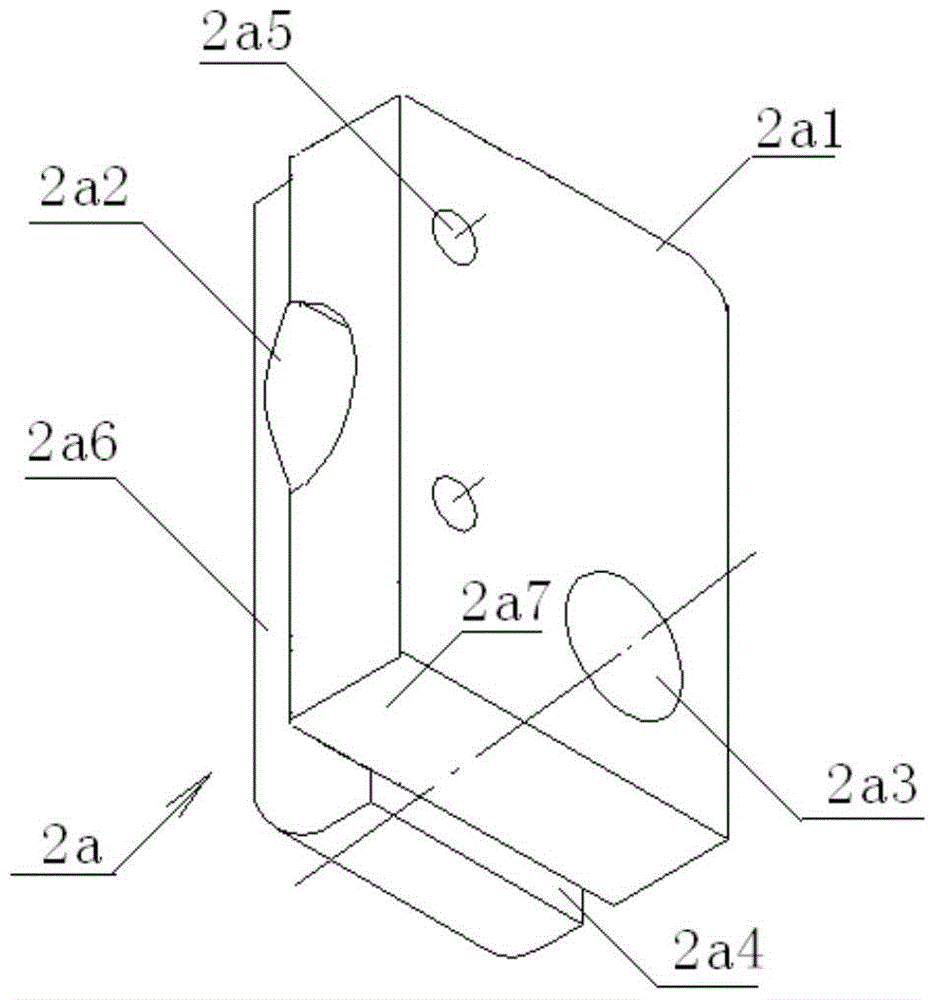 A vibration-absorbing structure of an angular displacement sensor