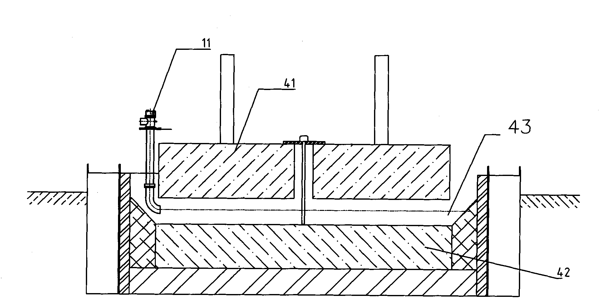 Flame roasting direct-on starting process of aluminum electrolysis cell