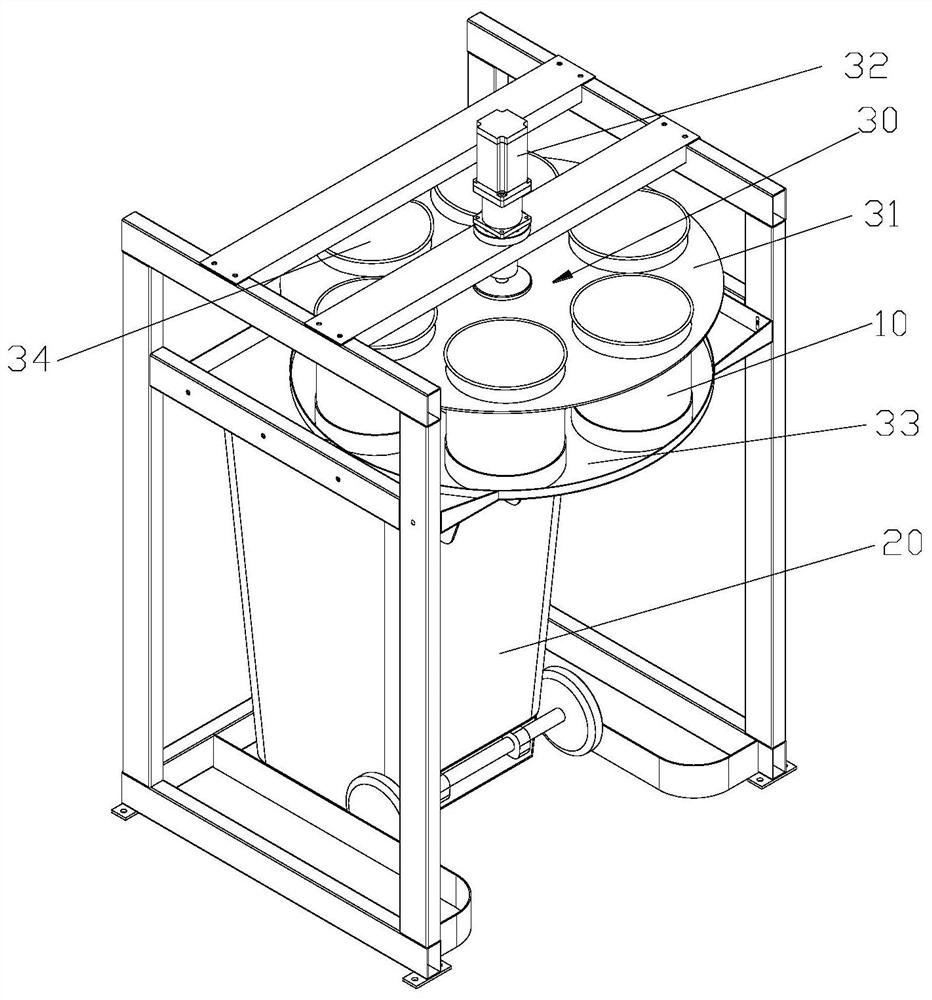 Method for sorting and disposing of garbage and station for sorting and disposing of garbage