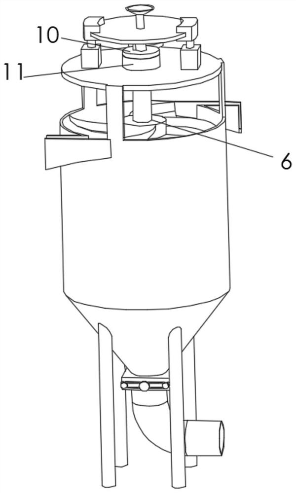 Efficient internal spraying type flotation machine