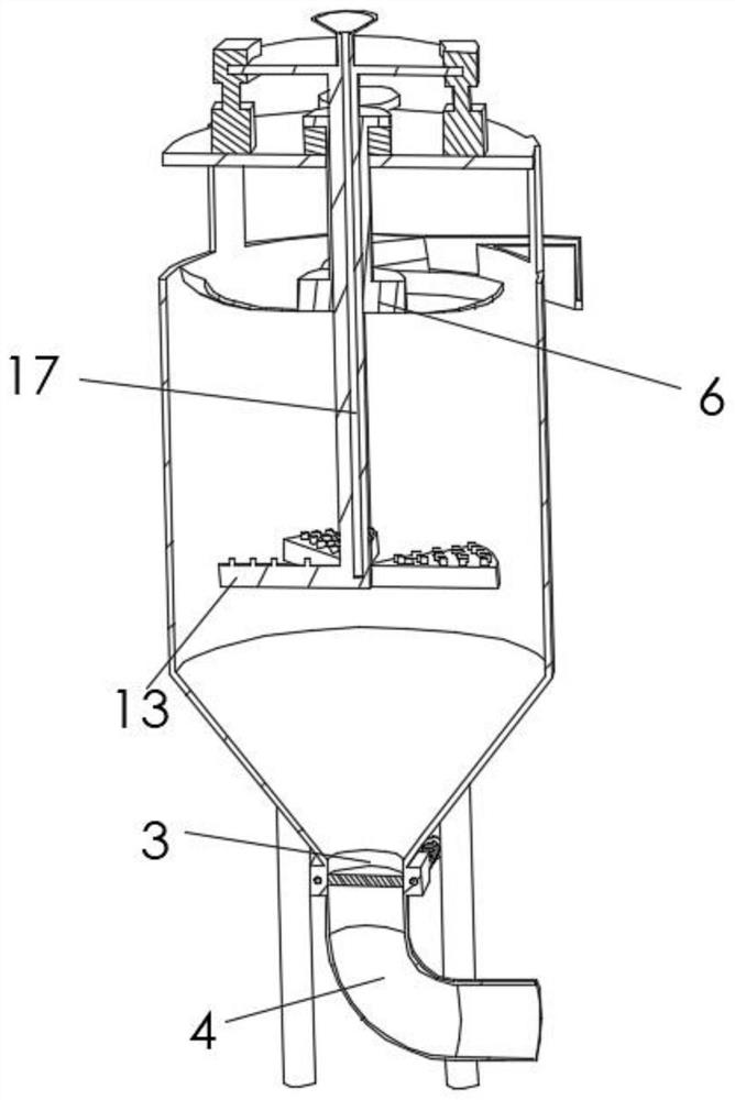 Efficient internal spraying type flotation machine