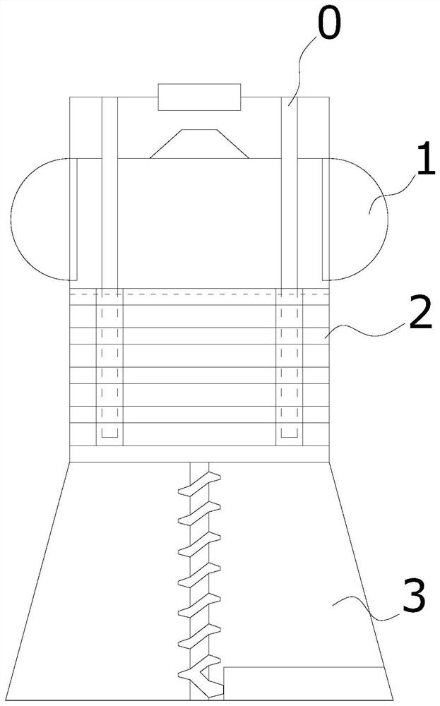 Electrolytic dehydration device of anhydrous hydrogen fluoride for hexafluorophosphate synthesis