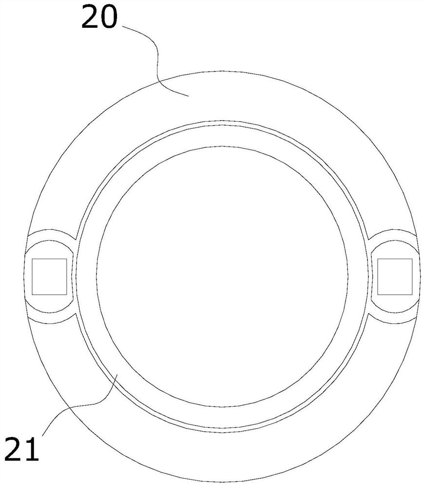 Electrolytic dehydration device of anhydrous hydrogen fluoride for hexafluorophosphate synthesis