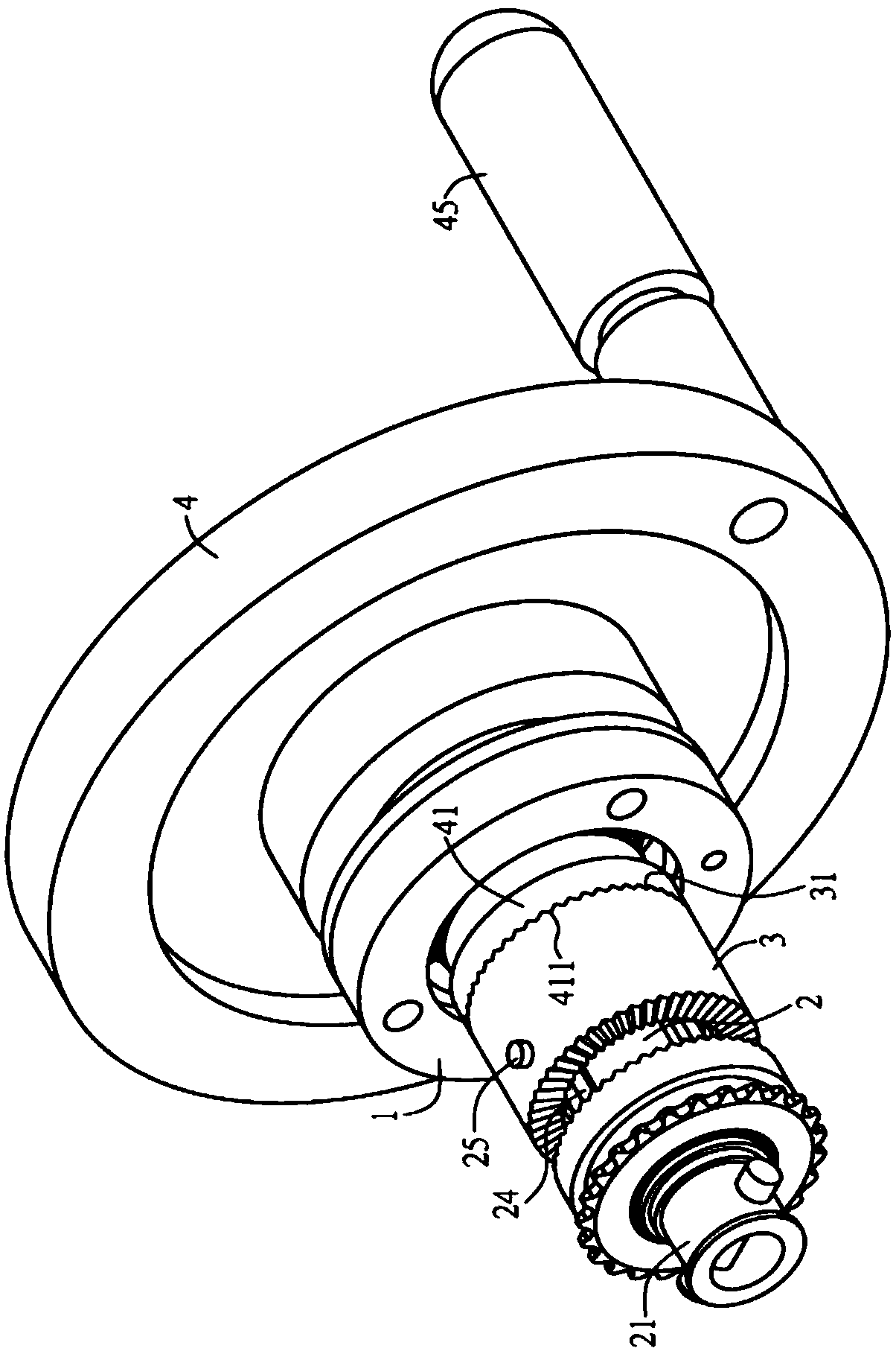 Disengaging and engaging mechanism for control grip of machine tool